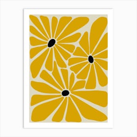 Yellow Daisy Art Print