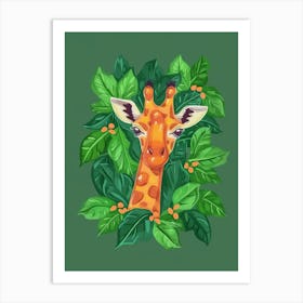 Giraffe 101 Art Print