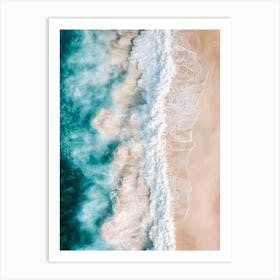 Sand And Waves 1 Art Print