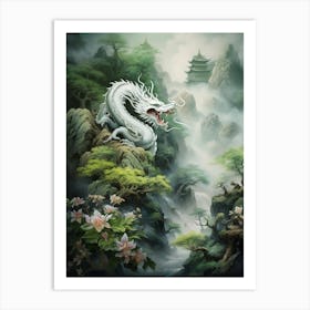 Dragon Natural Scene 2 Art Print