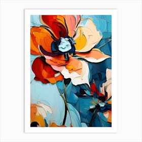 Abstract Of Flowers 1 Art Print