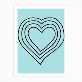 Heart Of Love 14 Art Print