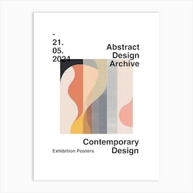 Abstract Design Archive Poster 24 Art Print