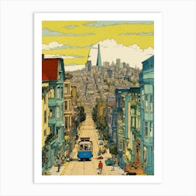 San Francisco Street Art Print