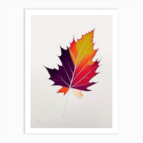 Maple Leaf Abstract 2 Art Print