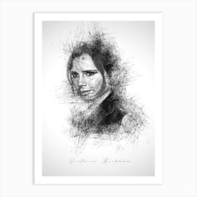 Victoria Beckham Art Print