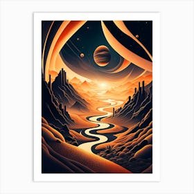 Saturn Art Print