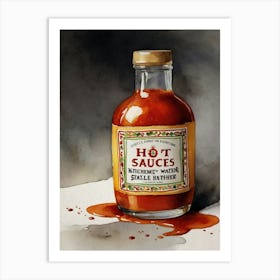 Hot Sauces Art Print