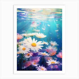 Daisy Wildflower In The Forest (4) Art Print