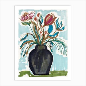 Flowers In A Vase 1 Art Print