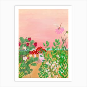 Wild Strawberry Art Print