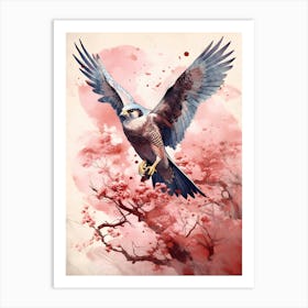 Falcon bird Art Print