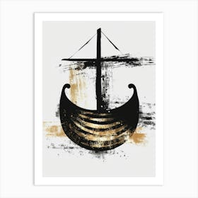 Viking Ship Art Print