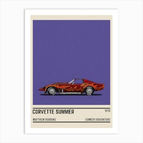 Corvette Summer Car Art Print