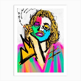 M Monroe Art Print