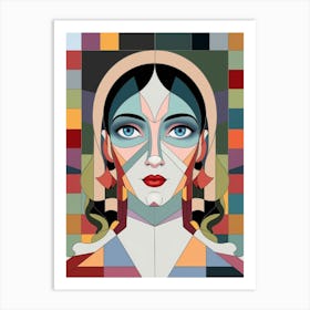 Abstract Of A Woman 3 Art Print