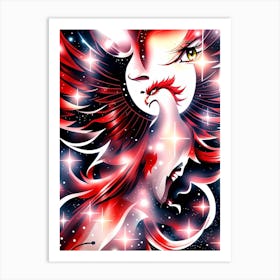 Fantasy Phoenix Art Print