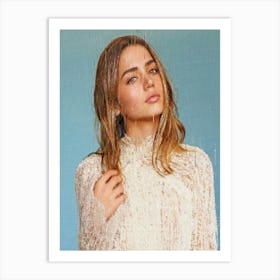 Ana De Armas Photoshoot Art Print