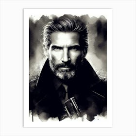 Creative Male Portrait 93 Art Print