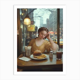 Diner Disappointment Art Print