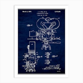 Cinematographic Camera 1937 Art Print