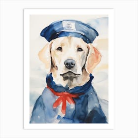 Sailor Dog 2 Art Print