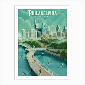 Philadelphia Cityscape Art Print