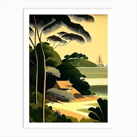 Ilha Do Mel Brazil Rousseau Inspired Tropical Destination Art Print