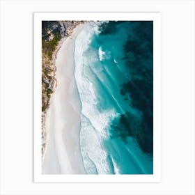 Aerial View Of A Beach 57 Art Print