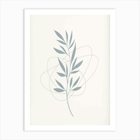 Leaf In The Wind Art Print