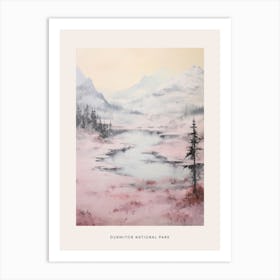 Dreamy Winter National Park Poster  Durmitor National Park Montenegro 3 Art Print