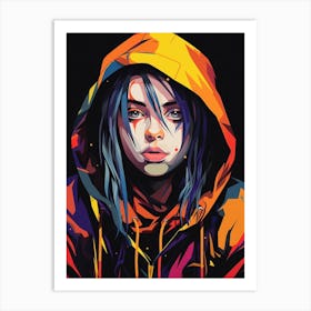 Billie Eilish Vector 1 Art Print