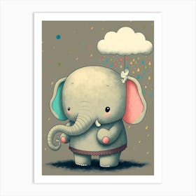 Elephant Art Print