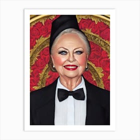 Jacki Weaver Illustration Movies Art Print