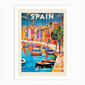 Palma De Mallorca 7 Fauvist Painting Travel Poster Art Print