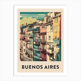 Buenos Aires 3 Vintage Travel Poster Art Print
