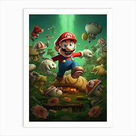 Mario Bros 34 Art Print