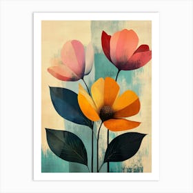 Flowers Canvas Print 2 Art Print