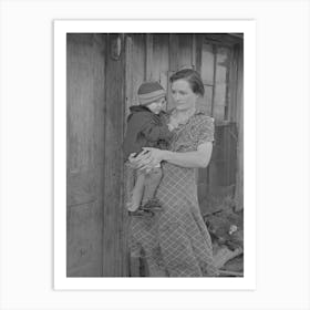 Untitled Photo, Possibly Related To Mrs, John Scott, Wife Of A Hired Man And One Of Her Six Children, Near Ringgold Art Print