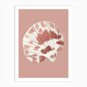 Pink Seashell 4 Art Print