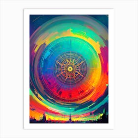 City In The Sky 8 Art Print