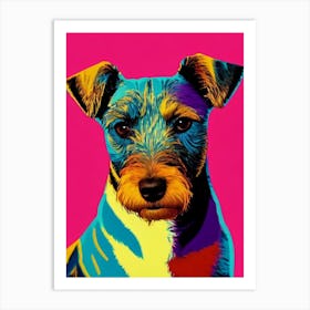 Welsh Terrier Andy Warhol Style Dog Art Print