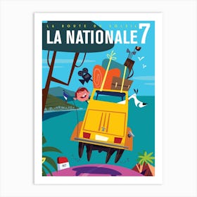 La Nationale7 Art Print