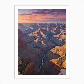 Grand Canyon At Sunset Art Print