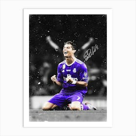 Cristiano Ronaldo Real Madrid 10 Art Print