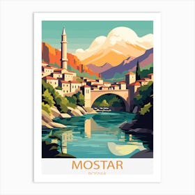 Mostar Bosnia Art Print