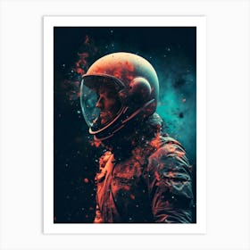 Astronaut In Space 10 Art Print