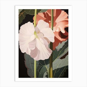 Flower Illustration Amaryllis 3 Art Print