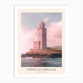 Tower Of Hercules La Coruna Spain Art Print