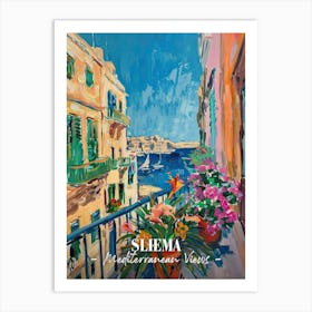 Mediterranean Views Sliema 3 Art Print